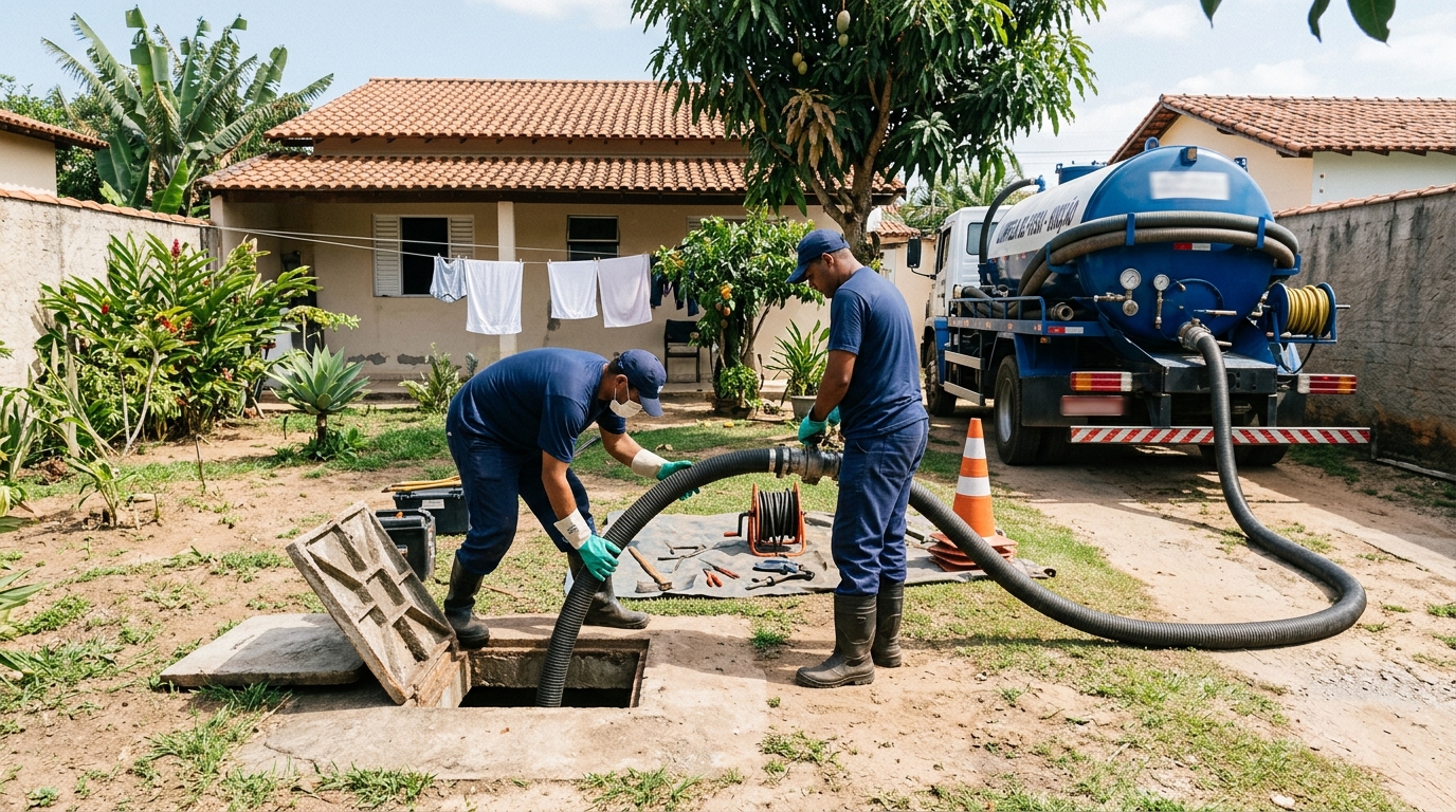 Limpeza de fossa séptica em Brasília-DF